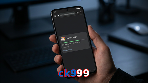 Main screen of Ck999 apk page for PK players