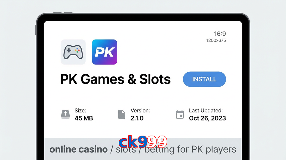 Game list for Ck999 gameapk section